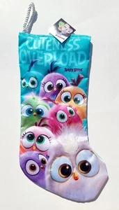 Kurt Adler - Angry Birds Hatchlings Cuteness Overload Christmas Stocking 2D 18"  - Picture 1 of 2