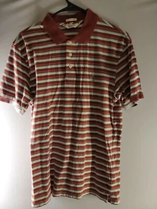 An Original Penguin Classic Fit Multicolor Striped Short Sleeve Polo Size M - Imagen 1 de 7