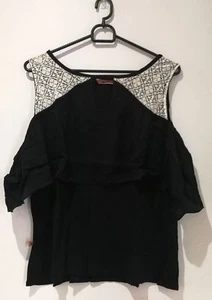 Ladies Women Sleeveless Frill Top - Picture 1 of 8