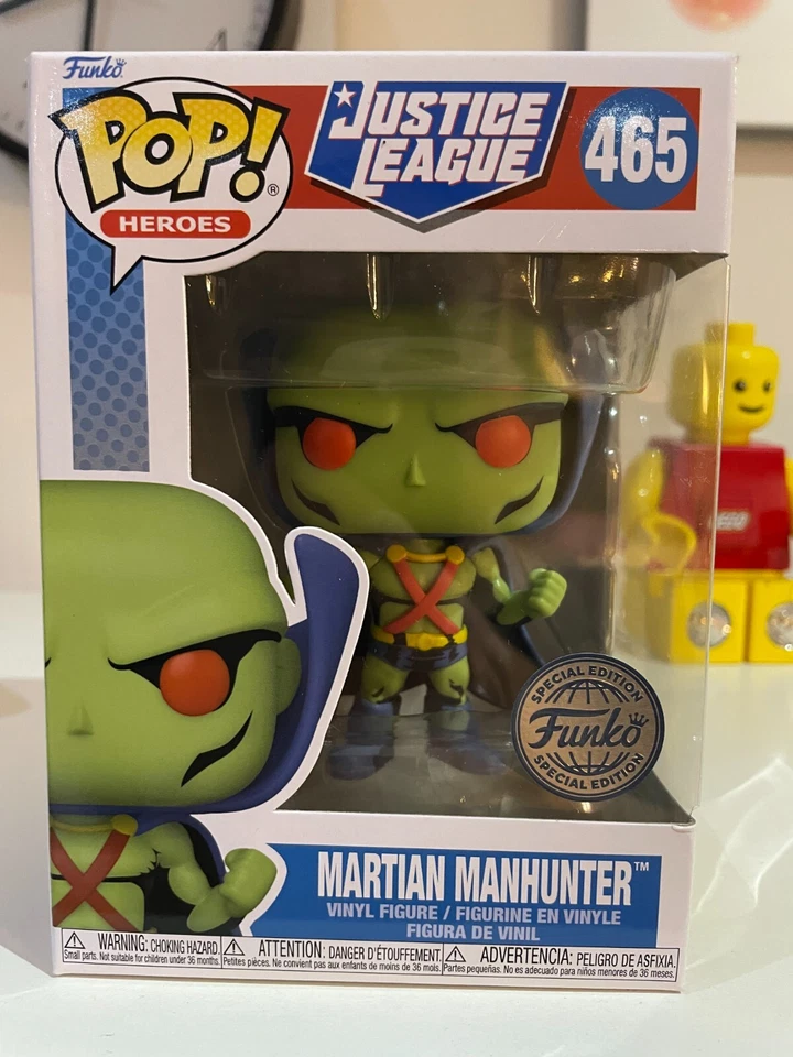 Liga de la Justicia (cómics) Martian Manhunter Pop! Figura Vinilo 465 Foto 1 de 1