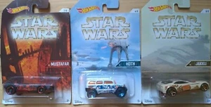 3 Pack De Hot Wheels Star Wars Diecast Coches Elegir Selección De 4 Disponible - Imagen 1 de 12