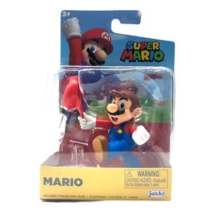 Figura de acción Jakks Nintendo Super Mario funcionando con tapa en mano 2,5" - Imagen 1 de 2