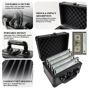 Aufbewahrungsbox Etui für PMG PCGS Graded Banknoten Geld Halter Papier Geld Tasche - Bild 1 von 9