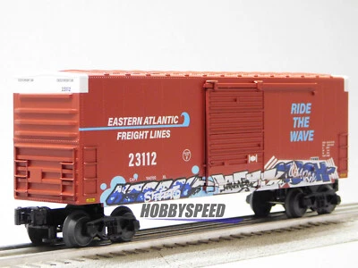LIONEL GRAFFITI HI-CUBE BOXCAR EASTERN ATLANTIC FREIGHT LINES car 2223110-B NEW - Image 1 of 4