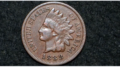 1888 Indian Head Cent ** F/VF ** CHOICE BROWN ** nearly FULL LIBERTY ** FREE S/H Cover