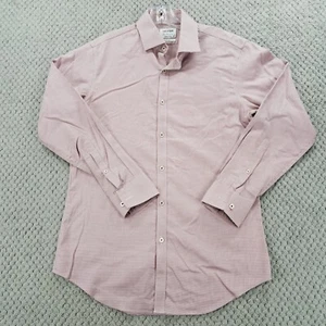 T M Lewin Mens 16(41cm)/33(84cm) Super Fitted Non Iron Pink Long Sleeved Shirt - Picture 1 of 6