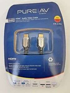 Cavo audio video HDMI Pure/AV di Belkin, nuovo, connettori oro 24k - Foto 1 di 3