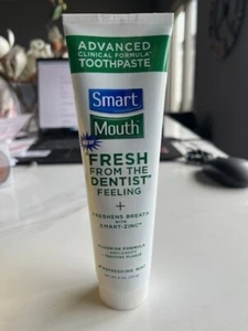 Smart Mouth, Whitening, Toothpaste w/Fluoride, Smart Zinc, Clean Mint 6oz Sealed - Picture 1 of 5