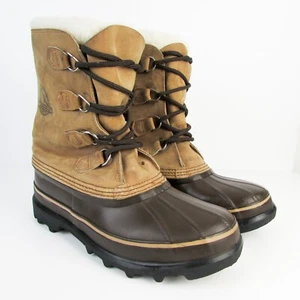 Stivali Sorel Eddie Bauer Snow Duck taglia UK 8 Caribou impermeabili stivali invernali - Foto 1 di 8