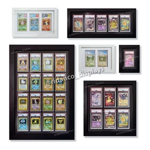 Ridanco PSA Card Display Frames, UV Protective, Made in UK, Graded Slab Wall CGC - Picture 1 of 117