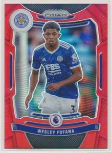 2021-22 Panini Prizm English Premier League Prizms Red #17 Wesley Fofana /199 - Picture 1 of 2