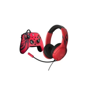 PDP Spirit Red Bundle Rematch Advanced Wired Controller & Airlite Wired Headset™ - Picture 1 of 10