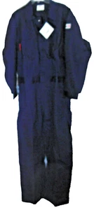 Lakeland Coveralls Jumpsuit XL Navy Blue Long Sleeve Fire Res ARC Rate APTV NWT - Picture 1 of 13