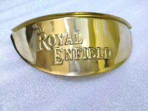 FOR Royal Enfield Head Light Shade head light cover (gold) - Picture 1 of 2