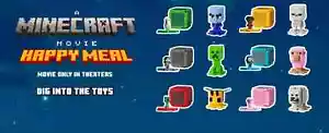 2025 McDONALD'S A Minecraft Movie Kids HAPPY MEAL TOYS Or Set - Picture 1 of 15