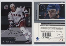 2001-02 ITG Be A Player Signature Series Auto Radek Dvorak #118 Auto