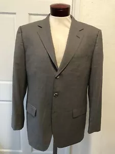 BOSS Hugo Boss Selection Portman/ Tower Gray Suit 42R 34X32 Super 150 Wool J625 - Picture 1 of 23