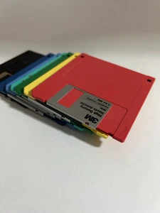 10 PACK 3.5" FLOPPY DISKS Random Colors - Afbeelding 1 van 2