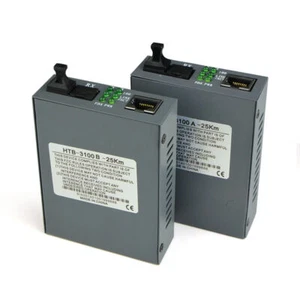 1 Pair 100Mbps1 SC 1 RJ45 Port Ethernet to Fiber Optic Media Converter - Photo 1/9