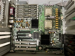 HP XW8400 Mainboard 16GB 2x Intel Xeon 5160 P/N 442028-001 380688-003 - Bild 1 von 2