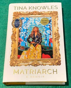 Matriarch A Memoir by Tina Knowles SIGNED 1st/1st HC DJ 2025 Oprah Book Club - Picture 1 of 13