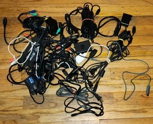 6lbs Of Various Power And AV Cables Composite RCA Audio Video Cables LOT - Picture 1 of 1