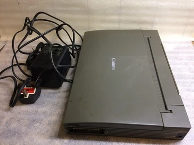 Vintage Canon BJ-10ex Bubble Jet Printer Parallel  Portable with PSU - Image 1 of 4