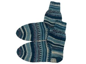 Selbstgestrickte,handgestrickte Socken Gr. 42, 6 fach Wolle 🧶 - Bild 1 von 3