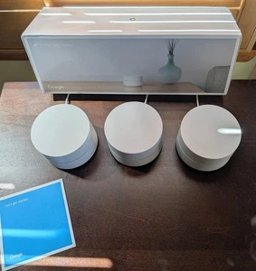 Google AC1200 Wifi Snow - 3 Pack Dual-band Beamforming - Picture 1 of 3