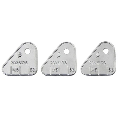 Carburetor Identification Tags Tri Power Manual Transmission 1966 Pontiac GTO - Image 1 of 4