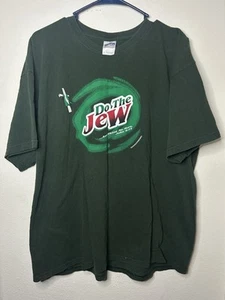 Y2K Do the Jew Jesus T-Shirt Mountain Dew Parody Gr. XL Gildan Tag Heavy Cotton - Bild 1 von 9