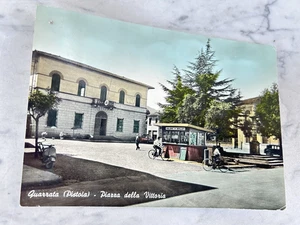VECCHIA CARTOLINA QUARRATA ( PISTOIA) - PIAZZA DELLA VITTORIA OLD POSTCARD - Bild 1 von 2