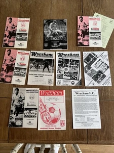 Wrexham FC Football Programmes Job Lot (1980s–1990s) – Midland Senior & Pontins - Picture 1 of 7