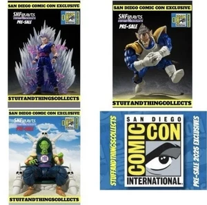 NUEVO SELLADO SDCC 2025 TAMASHII NATION EXCLUSIVO DRAGON BALL vegeta piccolo gohan - Imagen 1 de 1