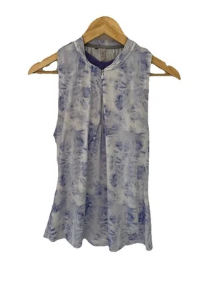 Camiseta sin mangas Under Armour Golf púrpura tie dye activa con sujetador incorporado Foto 1 de 3