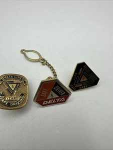 Delta Lines Safe Driver Lapel Pins - Picture 1 of 5
