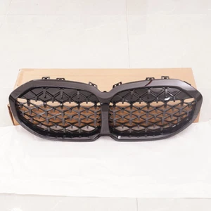 Gloss Black Diamond Style Front Kidney Grills Grill For BMW 1 Series F40 2019-21 - Foto 1 di 10