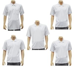 CATHEDRAL Polo Mens White Bowlers Sports Poly/Cotton Cottton Polo Tops 2024