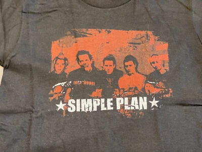 Simple Plan band photo Youth 10/12 T-Shirt Official Pop Punk Indie Rock concert - Image 1 of 3