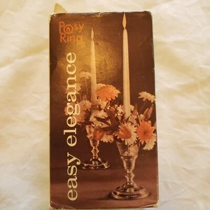 VTG Lucite/Acrylic Posey Rings for Candlesticks Etc By Stanley Products - Picture 1 of 24