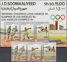 Somalia Set & S/S Olympic Games Los Angeles 1984 MNH-14 Euro