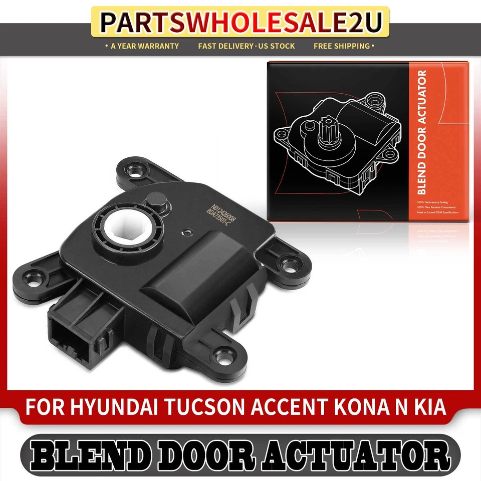 Actuador de puerta mezcla de climatización para Hyundai Accent 2015-2017 Kia Soul 2020-2023 Soul EV Foto 1 de 4
