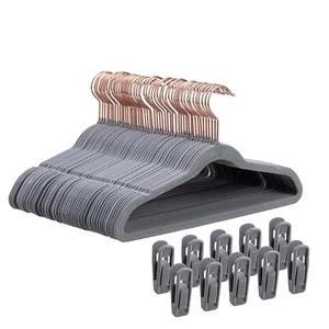 Baby Velvet Hangers 50Pack - 11 Inch Non-Slip Kids Hangers for Clothes - Smal... - Picture 1 of 7
