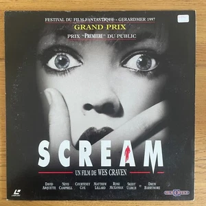 SCREAM PAL VERSION FRANÇAISE TRES BON ÉTAT LASER DISC FILM LASERDISC - Photo 1/1