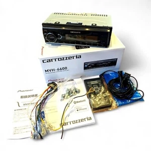 Pioneer Carrozzeria MVH-6600 1DIN USB/Bluetooth Car Audio Japan NEW - Picture 1 of 4