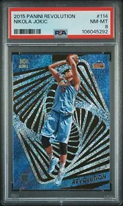 2015 Panini Revolution 114 Nikola Jokic Rookie RC PSA 8 Nr MINT ! - Picture 1 of 2