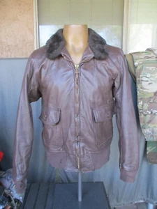 1972 Vietnam War USN, USMC Brill Bros G1 Flight Jacket, size 42, No Patches - Picture 1 of 21