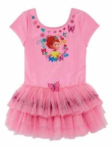 Disney Toddler & Girls Pink One Piece Fancy Nancy Short Sleeve Tutu Leotard 2T - Picture 1 of 1