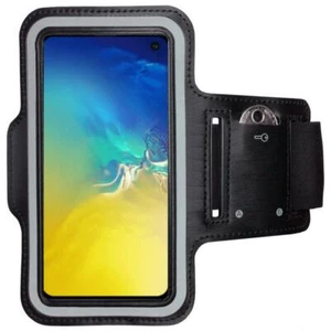 Bracelet pour Samsung Galaxy S10e bracelet de sport téléphone portable sac à bras sport poche de jogging - Photo 1/7