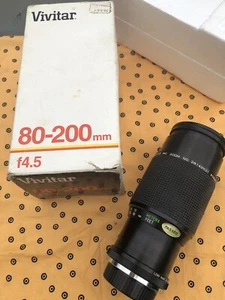 Vivitar 80-200mm F/4.5 MC Lens For Olympus O/OM 0217516 Japan Untested “AS IS” - Picture 1 of 11